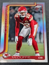 2025 Topps Chrome NFL Trent Mcduffie Refractor
