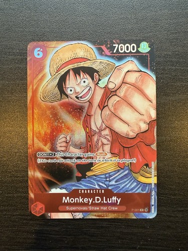 Monkey.D.Luffy P-001 Promo Inglés NM One Piece Premium Collection - Imagen 1 de 2
