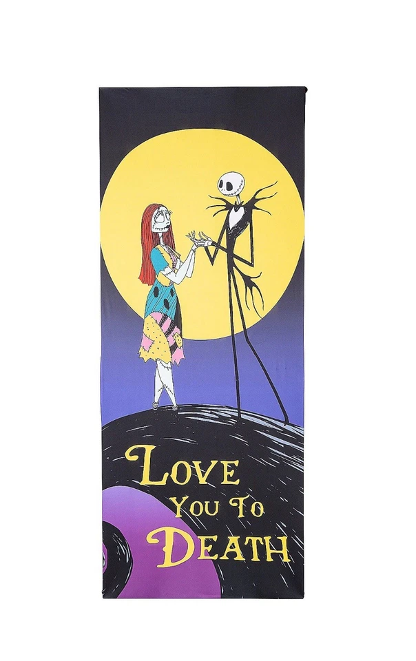 Nightmare Before Christmas Door Hanging, Love You to Death Halloween. New Sealed - Image 2 of 2