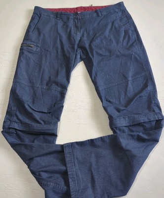 Decathlon Quechua Women s 32 Dark Blue Pants Hiking Outdoor EUC Convertible