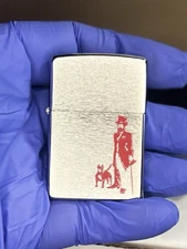 Zippo lighter Philip Morris Marlboro 2 Sided Signature Rare