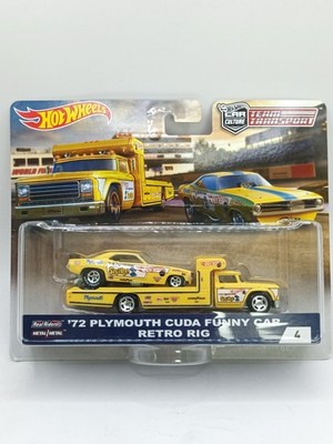 Hot Wheels Team Transport #4 Snake Plymouth Funny Car 72'