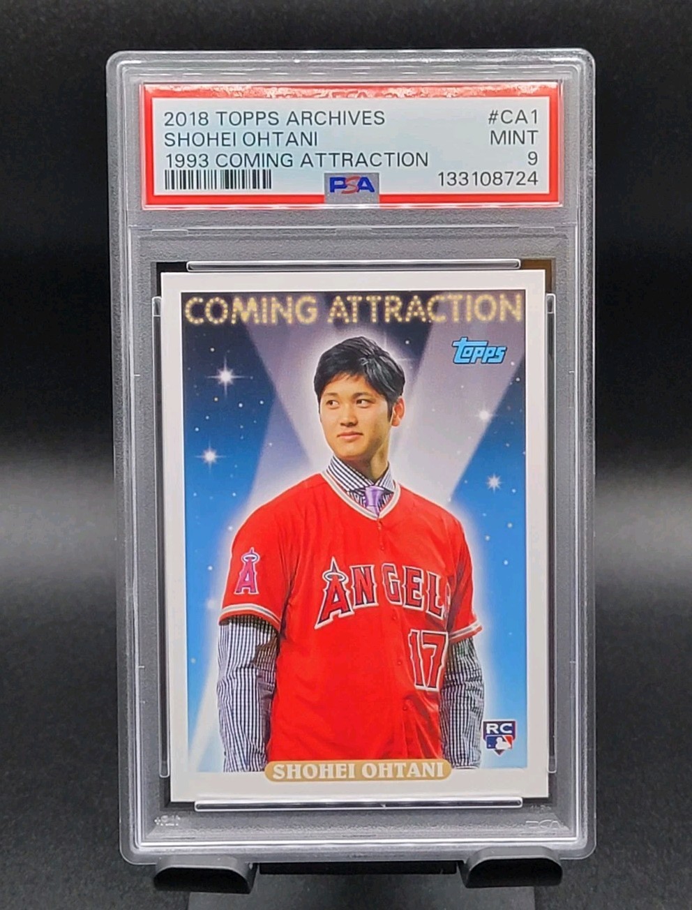 🔥 (RC) SHOHEI OHTANI ~ 2018 Topps Archives #CA-1 ~ 1993 Coming Attraction PSA 9