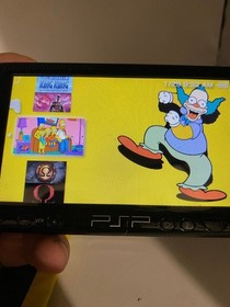 Sony PSP-1001 PlayStation Portable Console 128GB Charger Tested W Digital Games