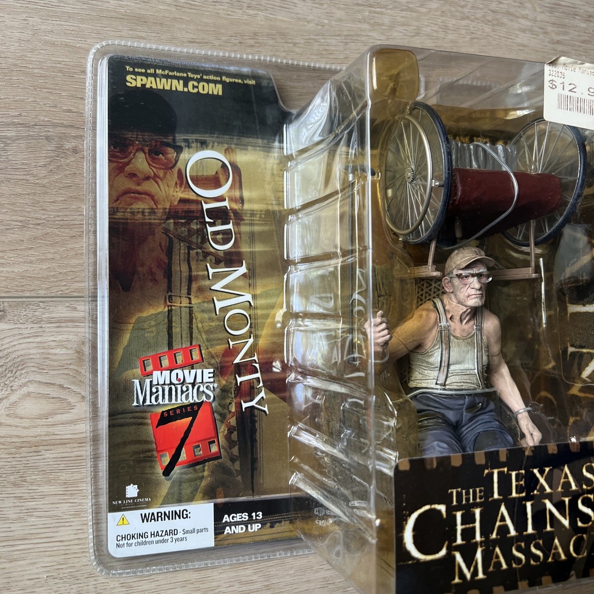 McFarlane Movie Maniacs Series 7 Texas Chainsaw Massacre Old Monty