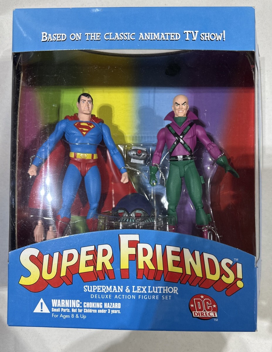DC Direct - DC Super Friends Superman & Lex Luthor Deluxe Action