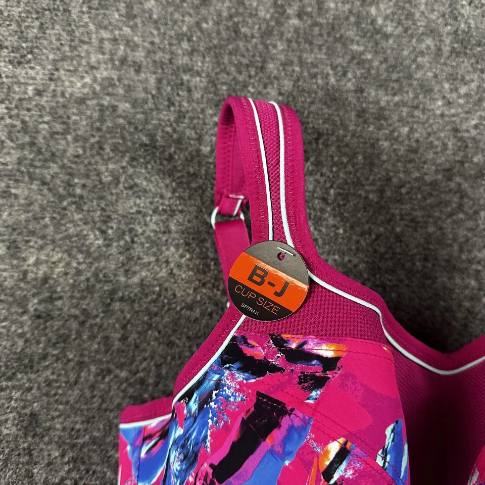 Sujetador deportivo Panache para mujer 30G abstr orquídea con cable entrenamiento atlético de alto impacto Foto 2 de 4