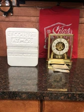 Vintage Gold Gilt LeCoultre Atmos Mantel Clock 15 VXN Jewels LOOK G2U