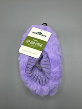 Northeast Outfitters Cozy Cabin Slippers Aloe Infused Purple or White Youth
