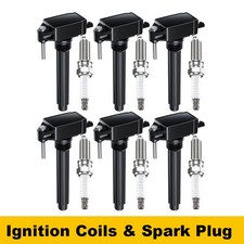 6x Ignition Coils & Spark Plugs For 2011-2019 Dodge Journey 3.6L V6 UF648