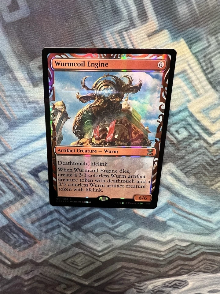 Foil Wurmcoil Engine EX+/NM- Masterpiece Series: Kaladesh Inventions - Image 3 of 4