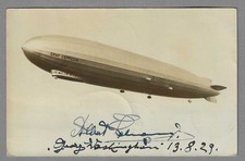 Zeppelin Orientfahrt 1929 Abwurf Er Ramle mit ASt ! Autogramm Albert Lehmann