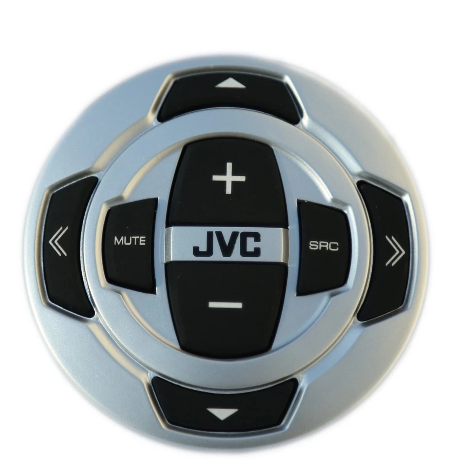 JVC KD-X38MBS 1 DIN Marine Bluetooth USB AUX LED Stereo Receiver with Remote - Image 3 of 4