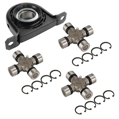 Driveshaft Carrier Bearing and U Joint Kit Für Ford F250 F350 Superduty 4WD,