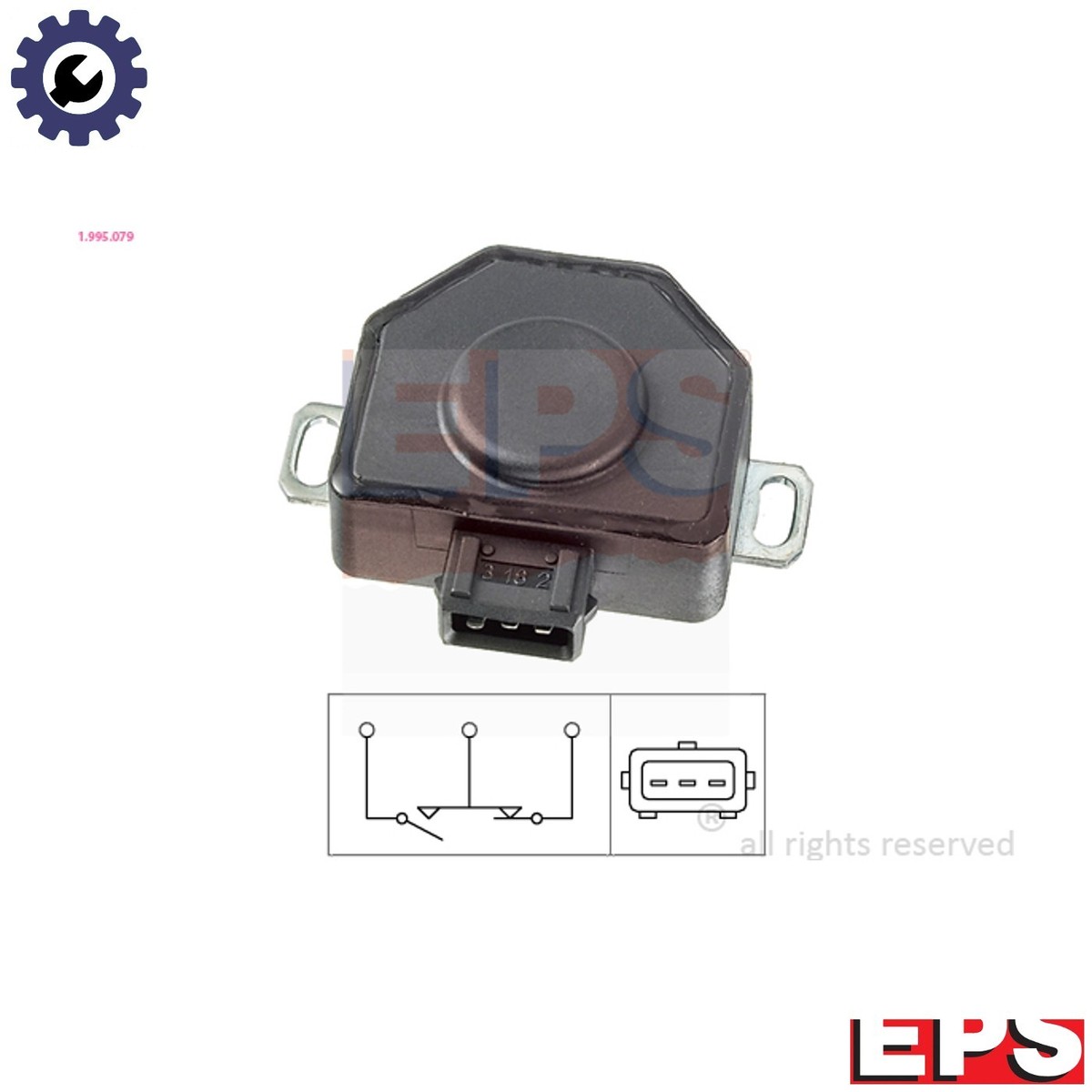 SENSOR THROTTLE POSITION 1.995.079 FOR RENAULT SUPER MASTER/Bus