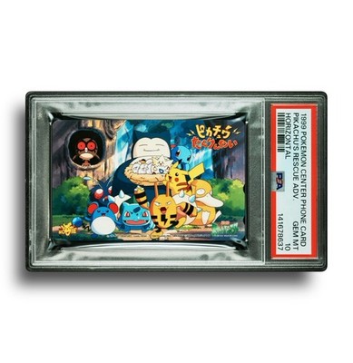 1999 Pokémon Center Phone Card Pikachu's Rescue Adventure Snorlax