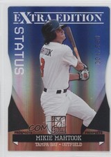 2011 Donruss Elite Extra Edition Prospects Blue Status Die-Cut Mikie Mahtook 2x6
