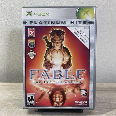 Fable The Lost Chapters: Best Of Platinum Hits (Microsoft Xbox, 2005) CIB Tested