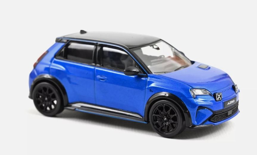 Voiture miniature Alpine A290 GTS 2025 Norev 1/43 pour décoration bureau urbain