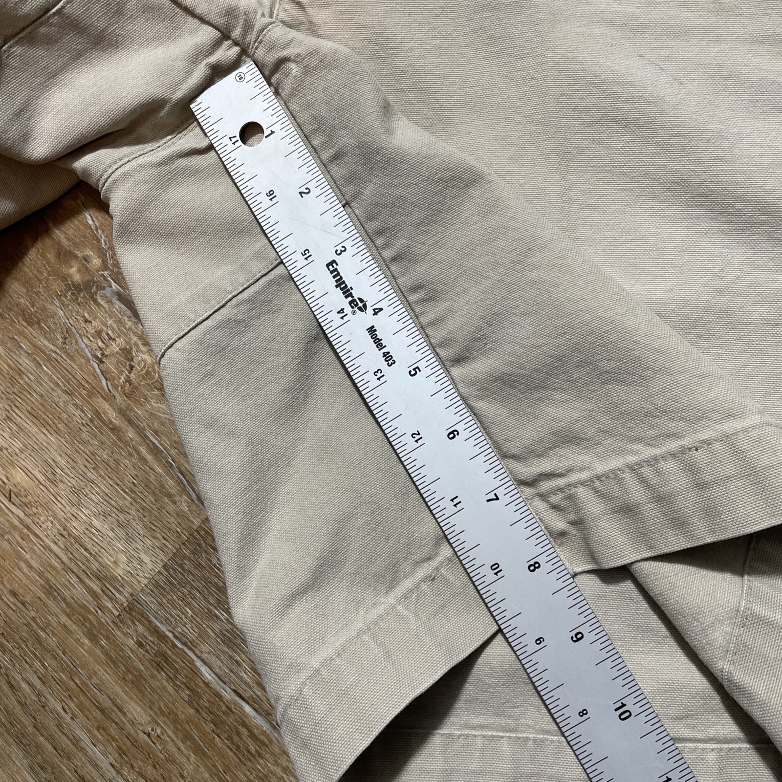 Patagonia Shorts Mens 34 Khaki Organic Cotton Canvas Chino Workwear Casual 8.5” thumbnail 11