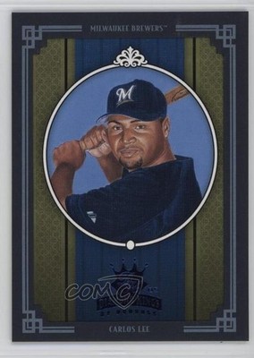 2005 Donruss Diamond Kings Blue Framed 20/100 Carlos Lee #359 1r7y