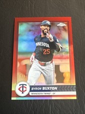 2026 Topps Series 1 Chrome Byron Buxton Red Border Flagship #5/5