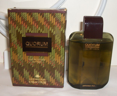 QUORUM by ANTONIO PUIG Men Cologne 50ml-1.7oz EDT Splash DISCONTINUED READ