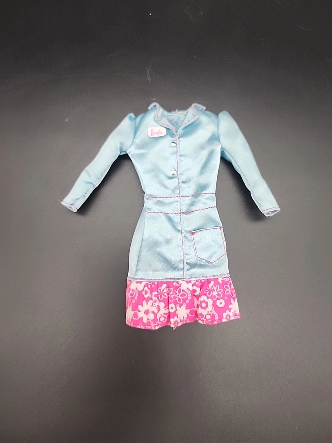 VETEMENTS Barbie Cappotto da Lavoro Laboratorio Blu e Rosa