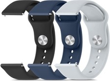 22mm Silicone Sport Bands for Veryfit IDW13/16/19/26/28 Smartwatch