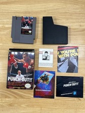 Mike Tyson's Punch-Out Nintendo (NES) Original Letter Complete in Box BIC Tested
