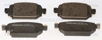 Triscan Bremsbelagsatz Scheibenbremse 8110 50063 FüR Mazda BM BN CX DK Bmlfp BM4