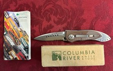 Vintage CRKT E-Lock Bronze 7333 Elishewitz Folding Pocket Knife NIB