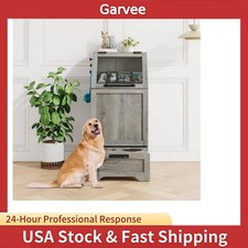 For Indoor And Outdoor Pet Feeding Storage This Modern Dog Feeder Station Featur