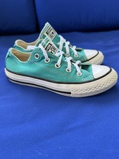 Converse Youth Chuck Taylor All Star Shoes Sneakers Sz 13 RARE TEAL COLOR 