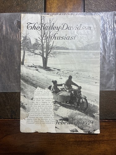 February 1924 "The Harley-Davidson Enthusiast"