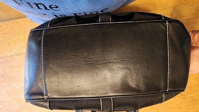 Y2k Coach Ergo shoulder bag black signature C jacquard & black