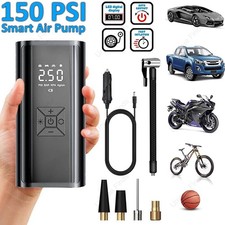 150 PSI Digital Auto Tire Inflator Car Air Pump Compressor Electric 12V Portable