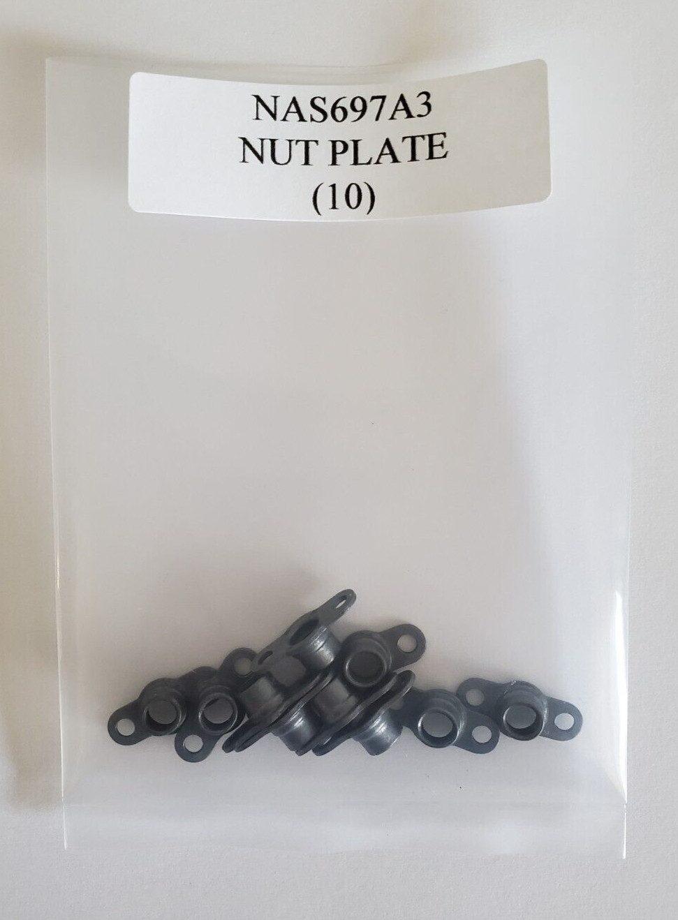 NAS697A3 Plate Nut Self-Locking Steel - Lot of 10