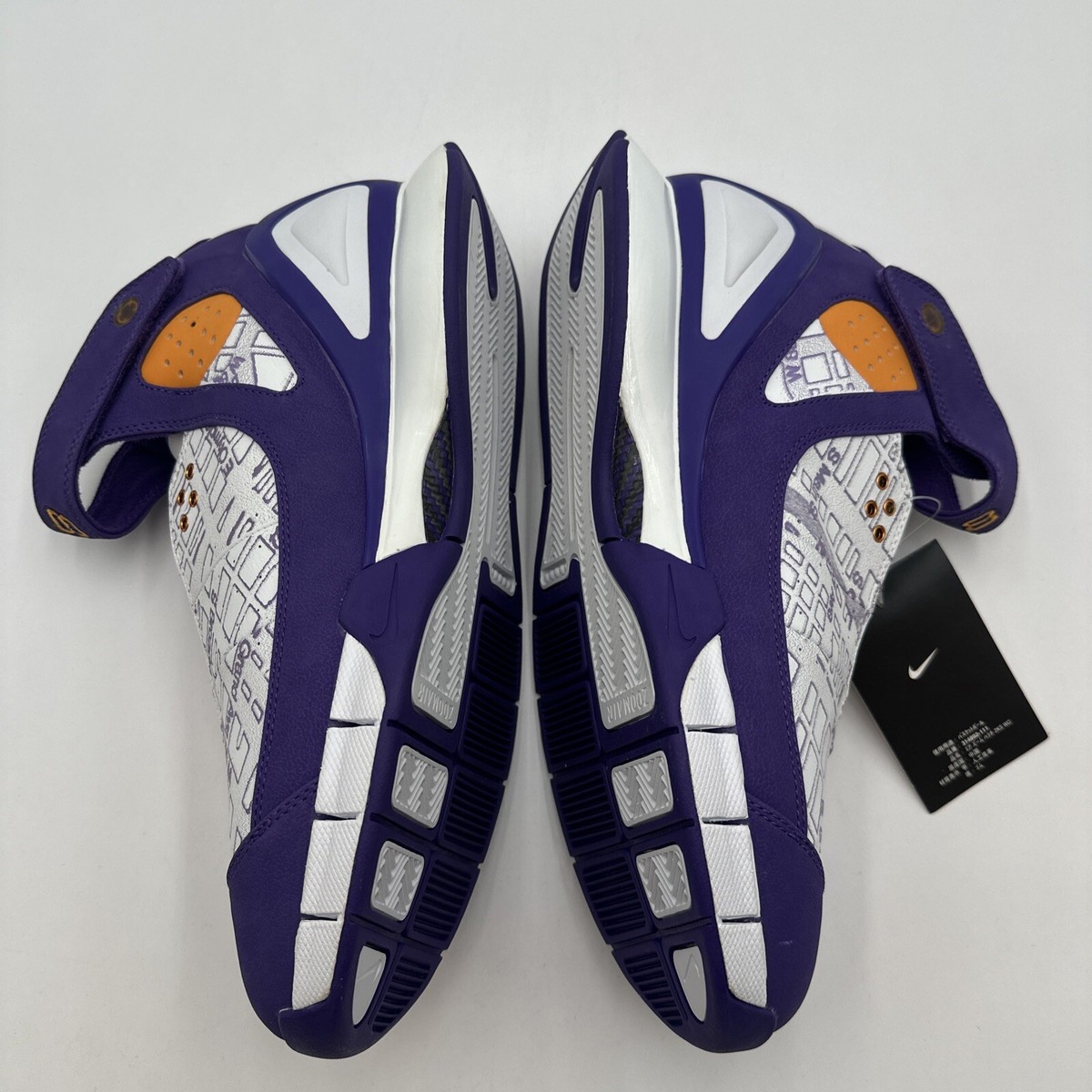 Nike Air Zoom Huarache 2K5 Wc Purple Kobe LA Map 2006 Sz 11 Brand