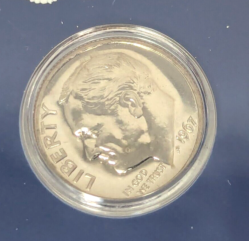 US Mint United States Special Mint Set SMS 1967 Kennedy Half Dollar 5 Coins - Picture 4 of 13