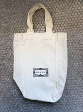 Genuine Gucci Small Cotton Tote Bag | Authentic | 28cm x 23cm | Used | Free P&P!
