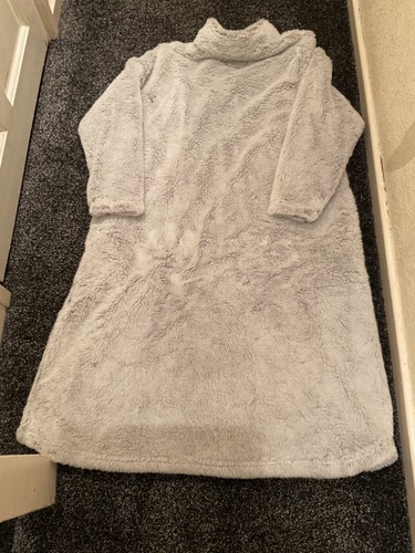 BRAND NEW WOMEN FLEECE ZIP LONG DRESSING GREY COLOUR MEDIUM SIZE - Picture 21 of 24