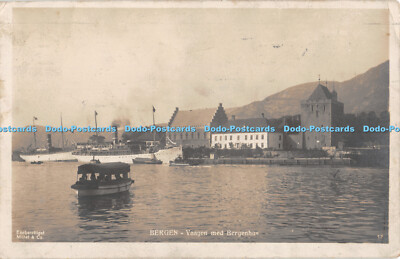 R316675 Bergen Vaagen med Bergenhus Mittet 1911