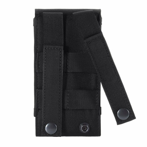 Tactical Molle Cell Phone Holster Pouch for iPhone Samsung Nylon Case Belt Bag - Picture 9 of 12