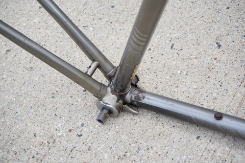Motobecane Le Champion Reynolds 531 Frameset Frame Campagnolo Dropout Vintage 62 - Picture 10 of 13
