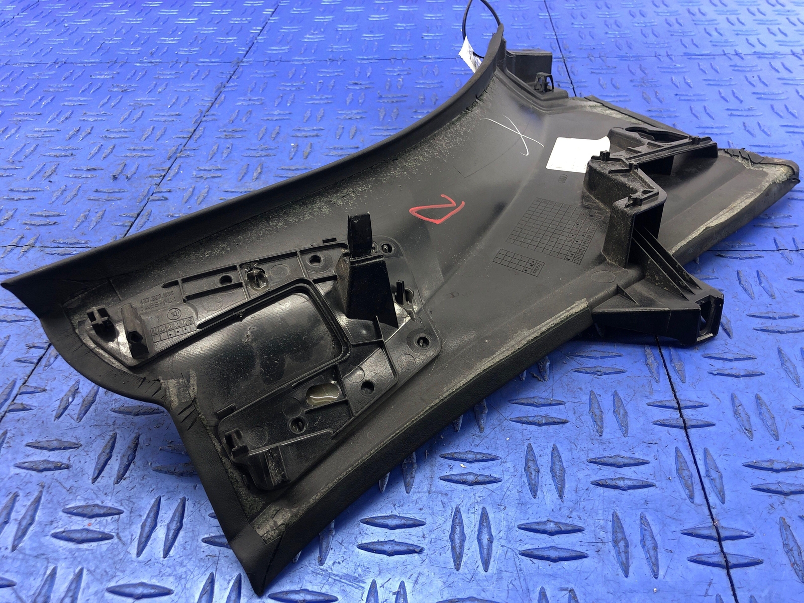 2008-2015 AUDI R8 REAR RIGHT LOWER QUARTER PANEL TRIM COVER BLACK 427867036 OEM