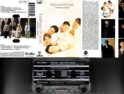 TAKE THAT - Everything Changes   MC Musikkassette, RCA 1993