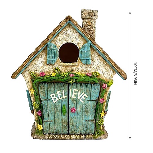 Wooden Fairy Door Decoration Fairytale Ornaments Dwarf Tree Door Decor Party - Picture 24 of 34