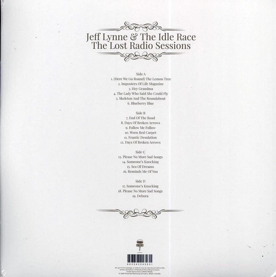 JEFF LYNNE & THE IDLE RACE"LOST RADIO SESSIONS" ss - Image 2 of 2