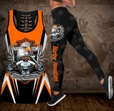 Hollow Tanktop or Legging for Fan /HarleyDavidson-For Women